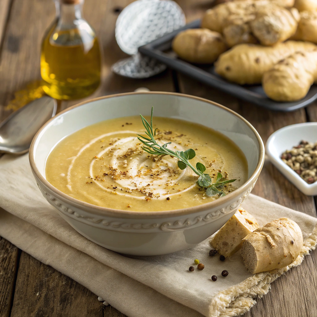 Cremet jordskokkesuppe