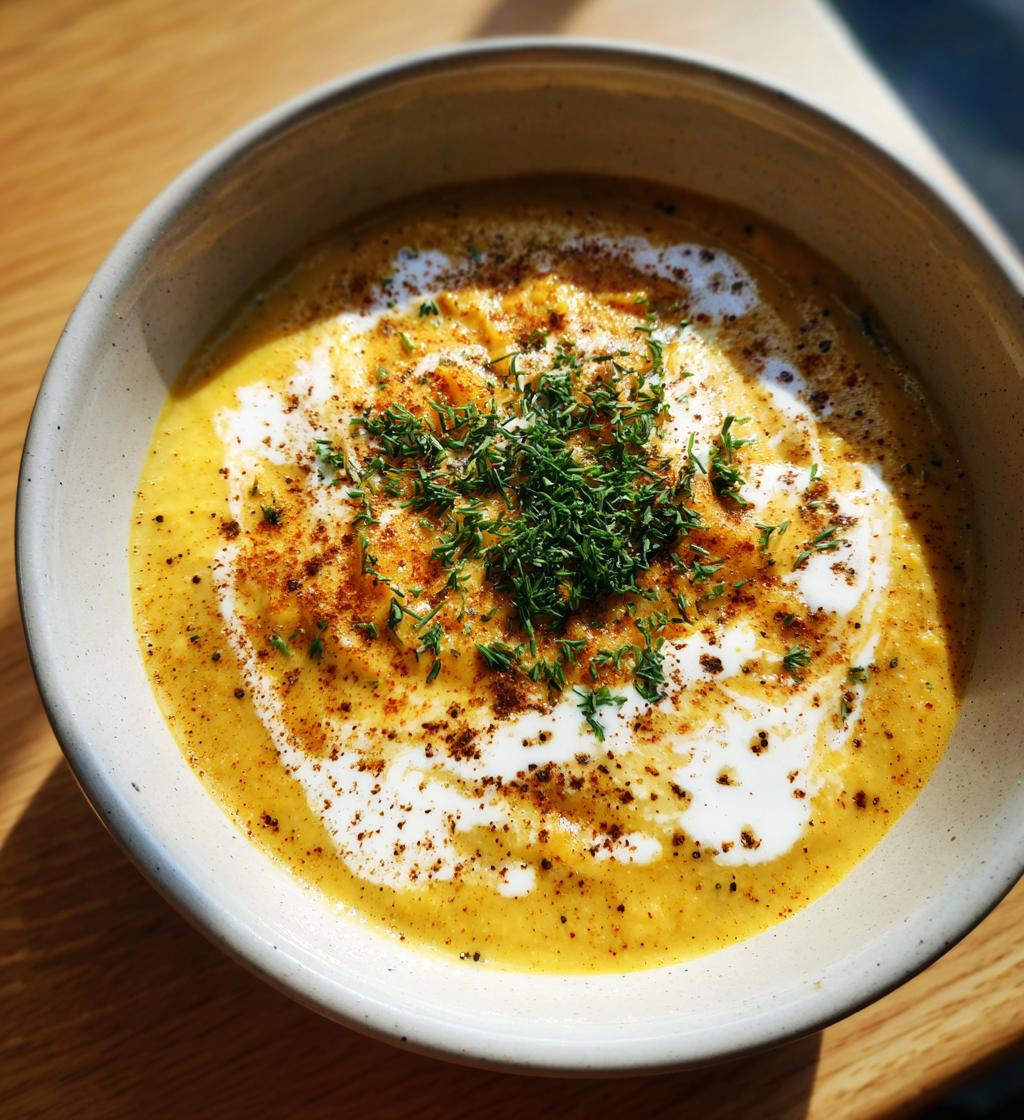 Cremet jordskokkesuppe med muskat