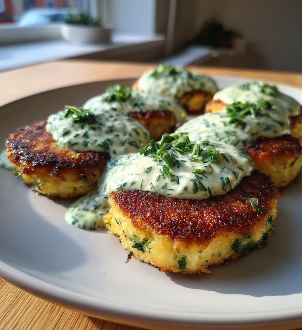 Fiskefrikadeller med urtesauce - detail 1