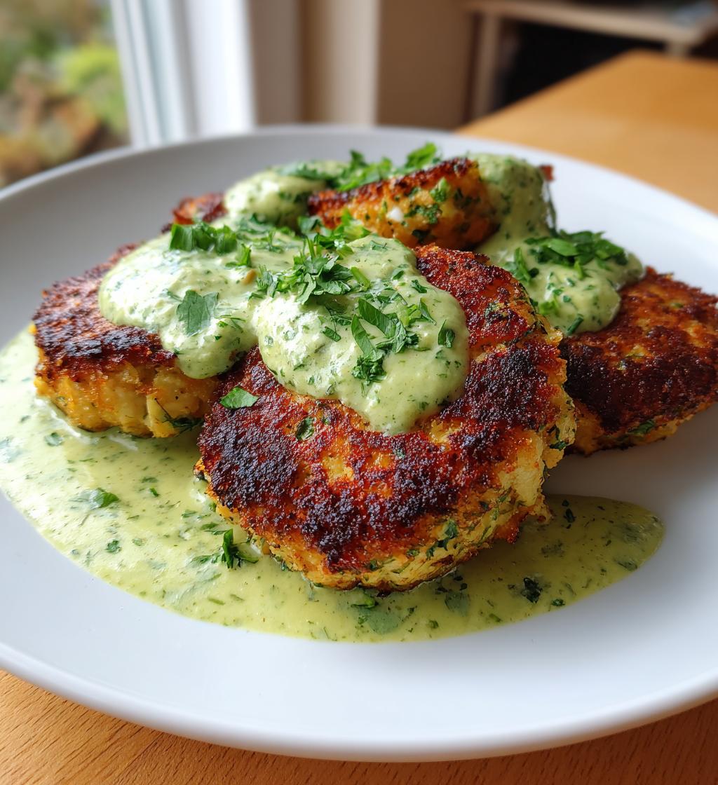 Fiskefrikadeller med urtesauce