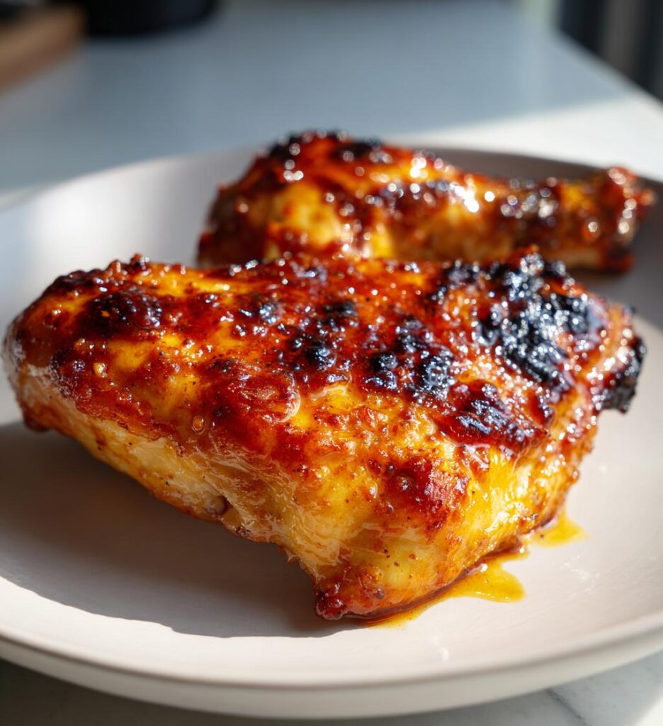 Grillet kylling med honning og paprika