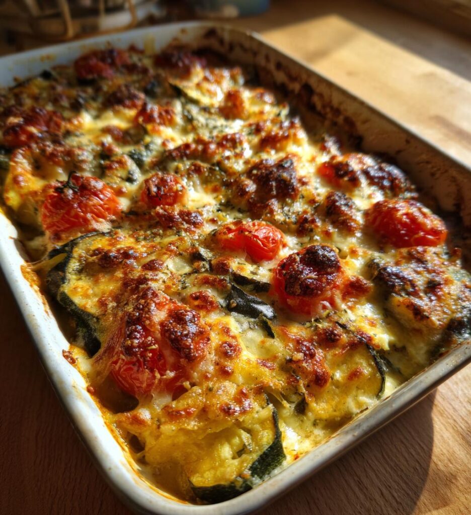Grøntsagsgratiner med aubergine