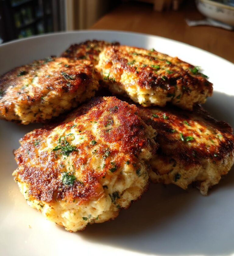 Hjemmelavet fiskefrikadeller med persille