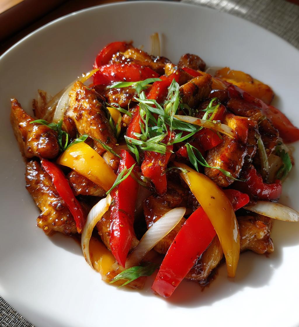 Hurtig wok med kylling og grøntsager - detail 1
