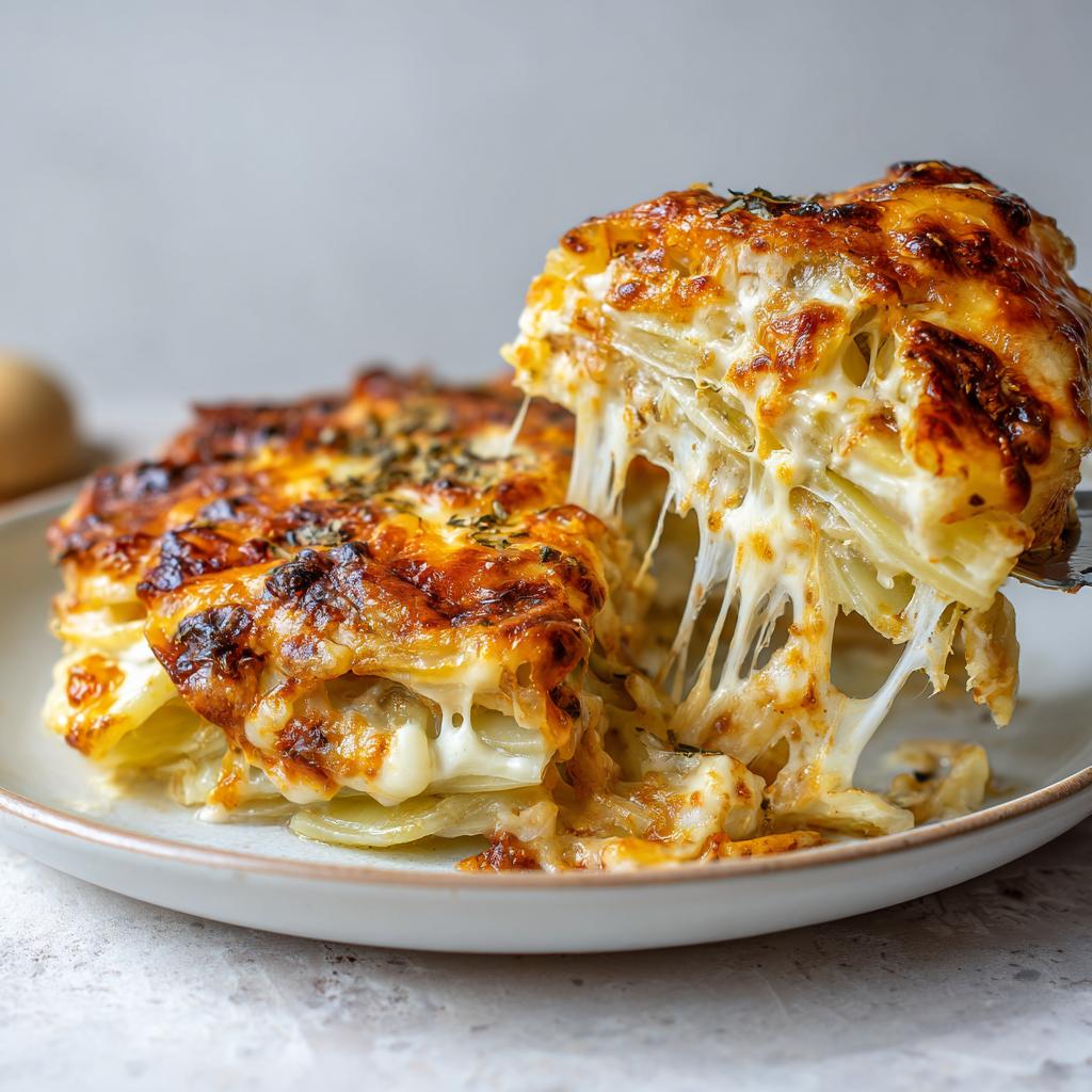 Kartoffel-porre gratin med gruyère - detail 1