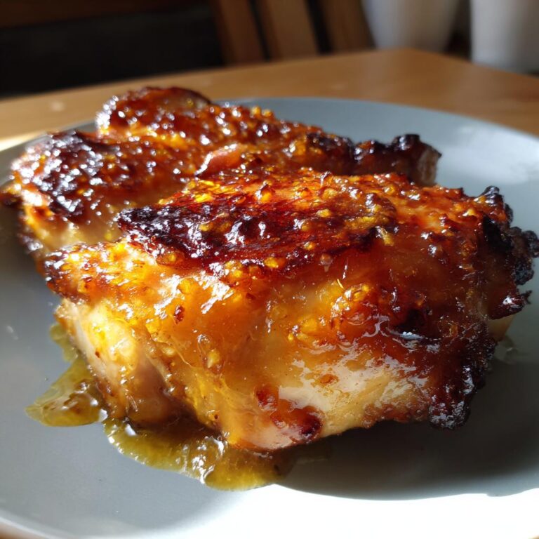 Kylling i honning-sennepsauce