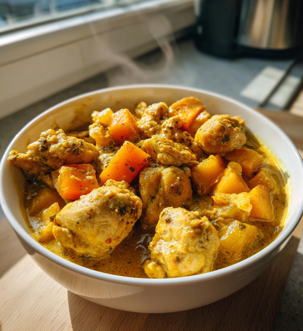 Kylling i kokos-curry med squash - detail 1