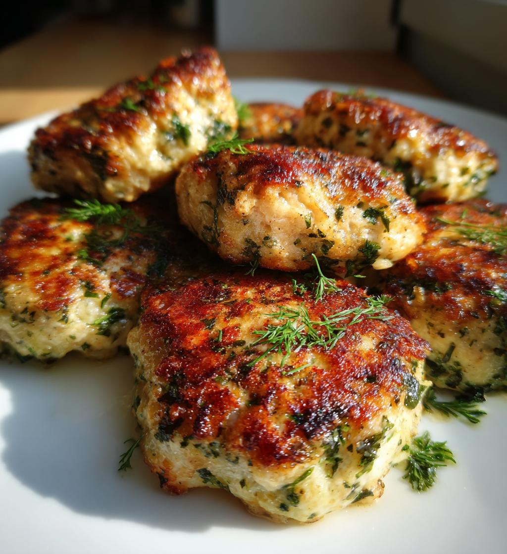 Kyllingefrikadeller med krydderurter - detail 1