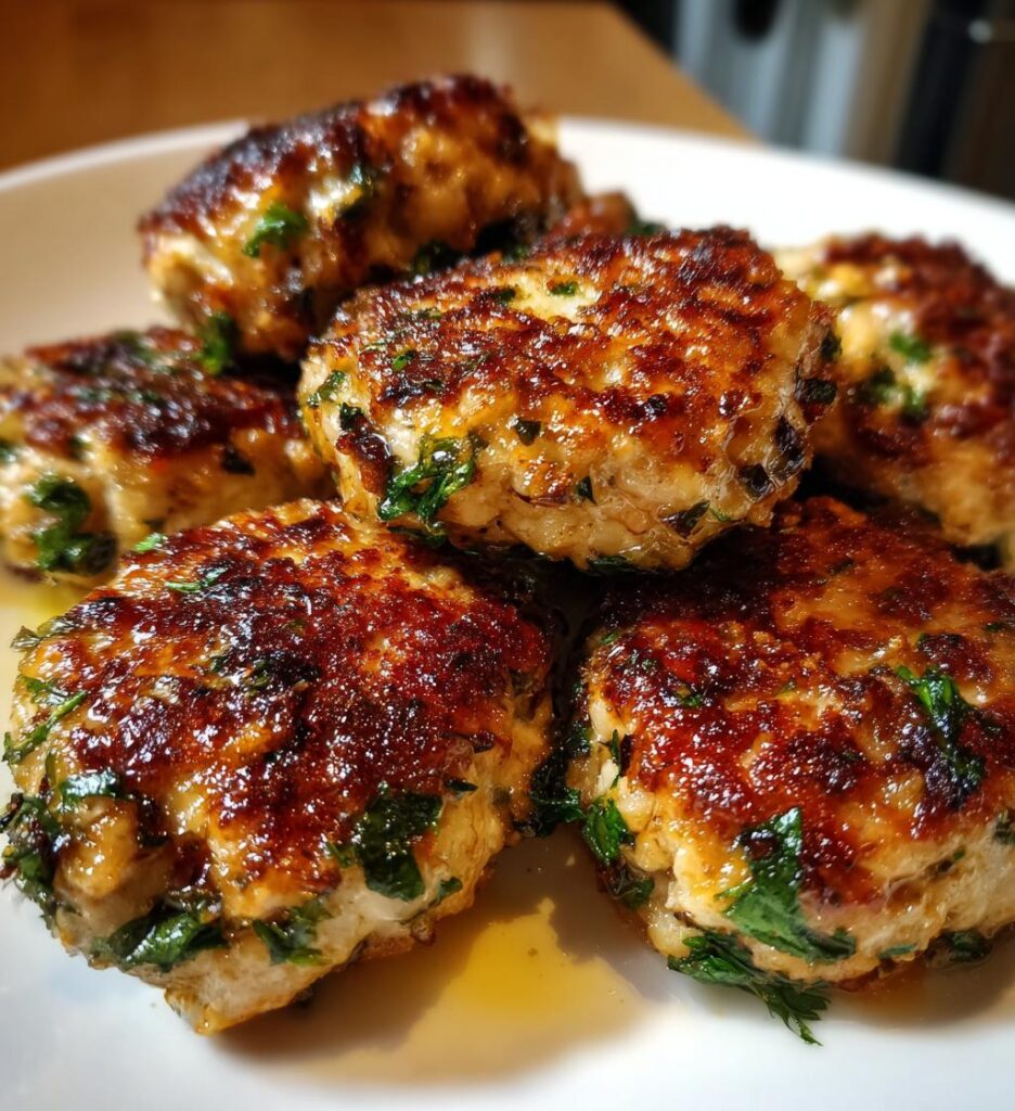 Kyllingefrikadeller med krydderurter