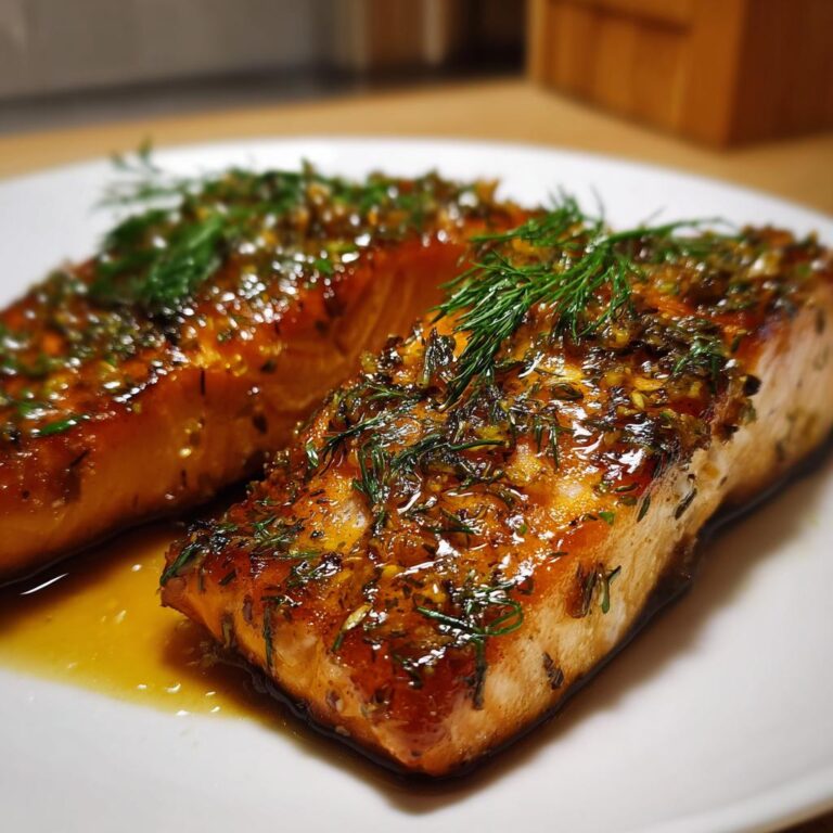 Laks med senneps- og dildmarinade