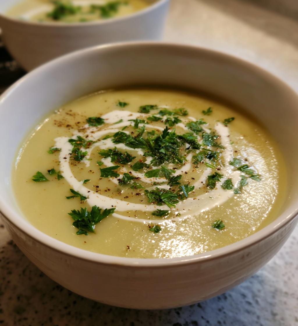 Blomkålssuppe med fløde, perfekt til kolde dage