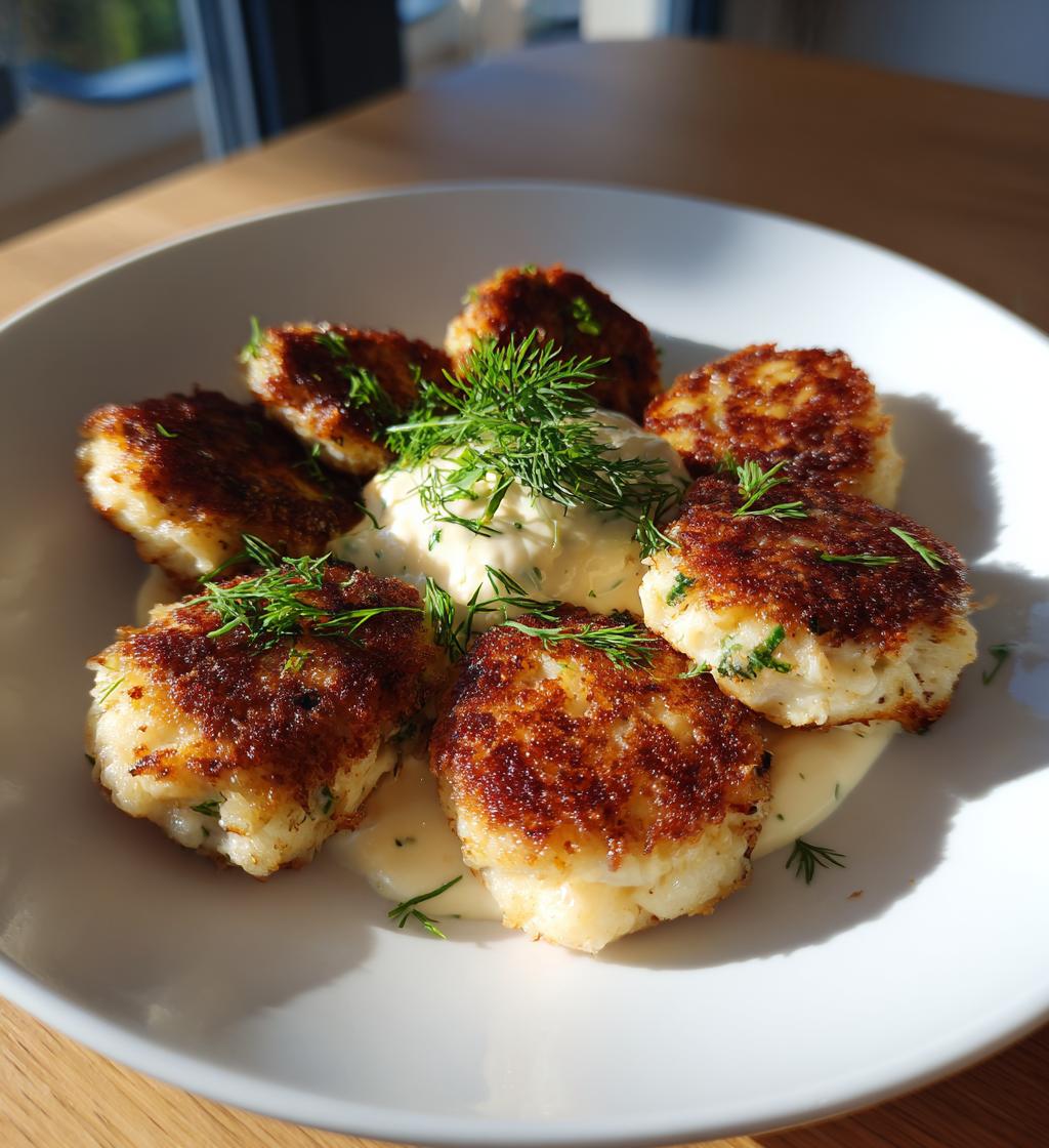 Fiskefrikadeller med remoulade, frisk fisk, perfekt til frokostbord - detail 1
