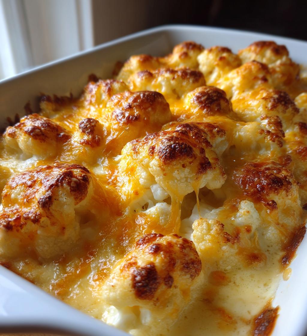 Gratineret blomkål med ost – enkel og lækker grøntsagsret - detail 1