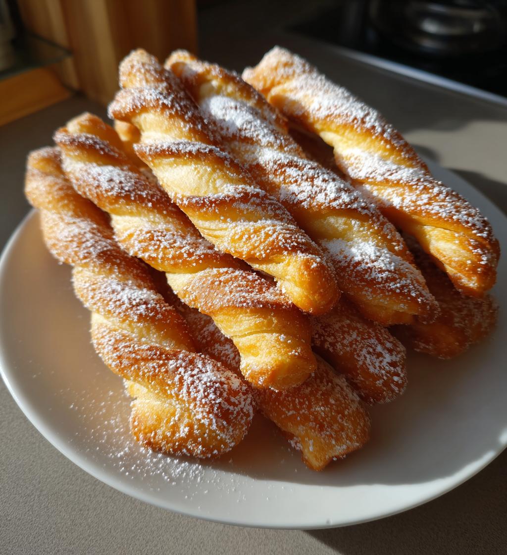 Klejner med smag af jul, friturestegte julekager, traditionel dansk dessert - detail 1