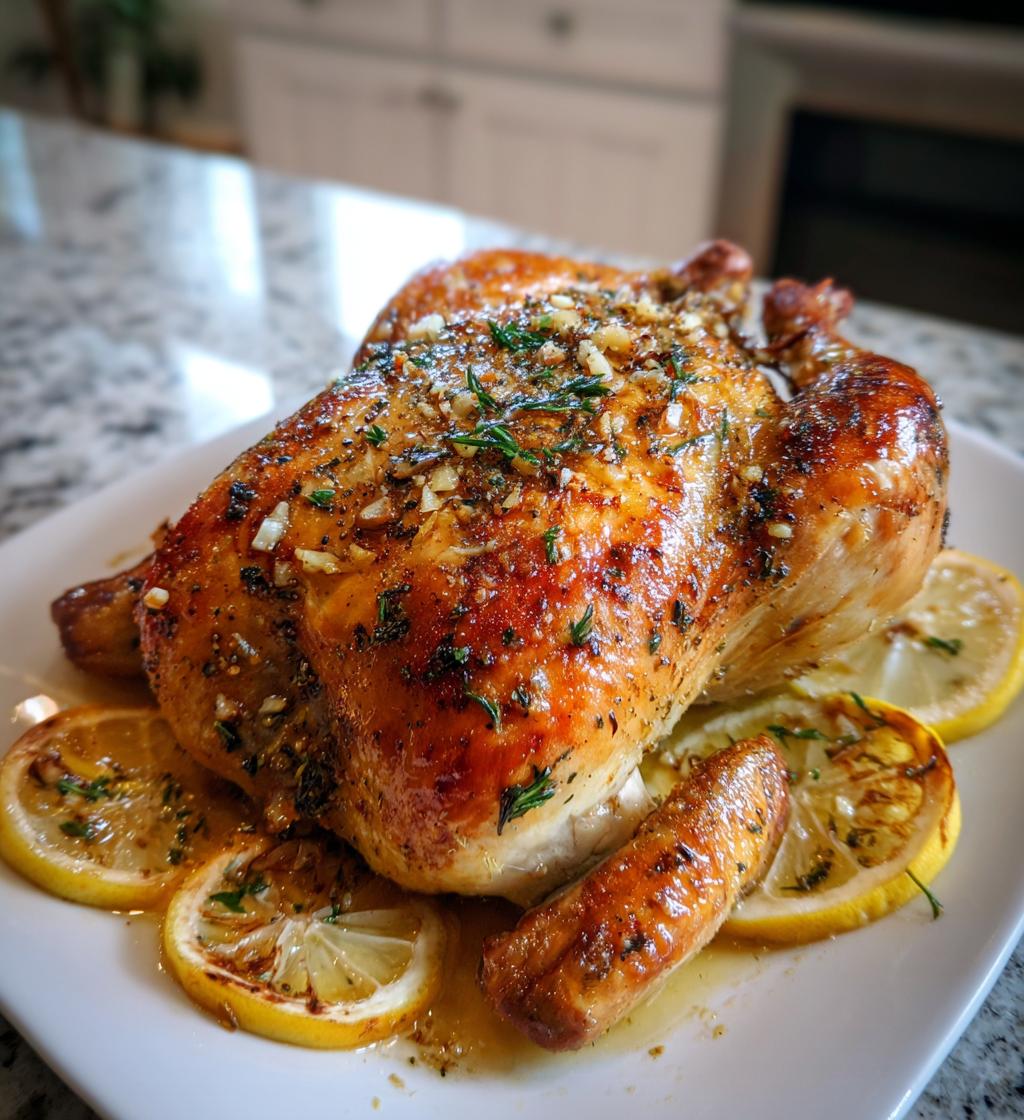 Ovnstegt kylling med citron og hvidløg, nem og familievenlig middag - detail 1