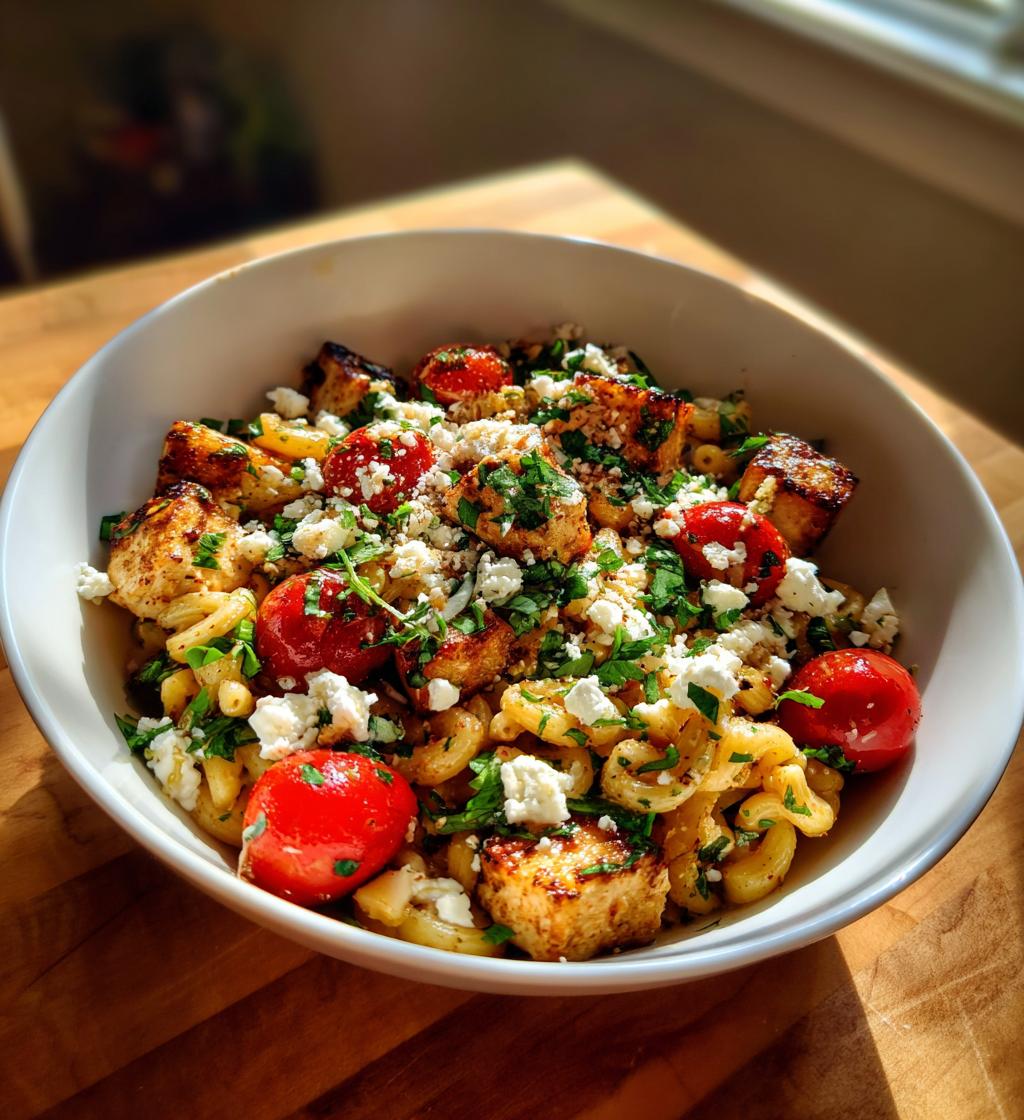 Pastasalat med kylling og urter – mættende og frisk - detail 1