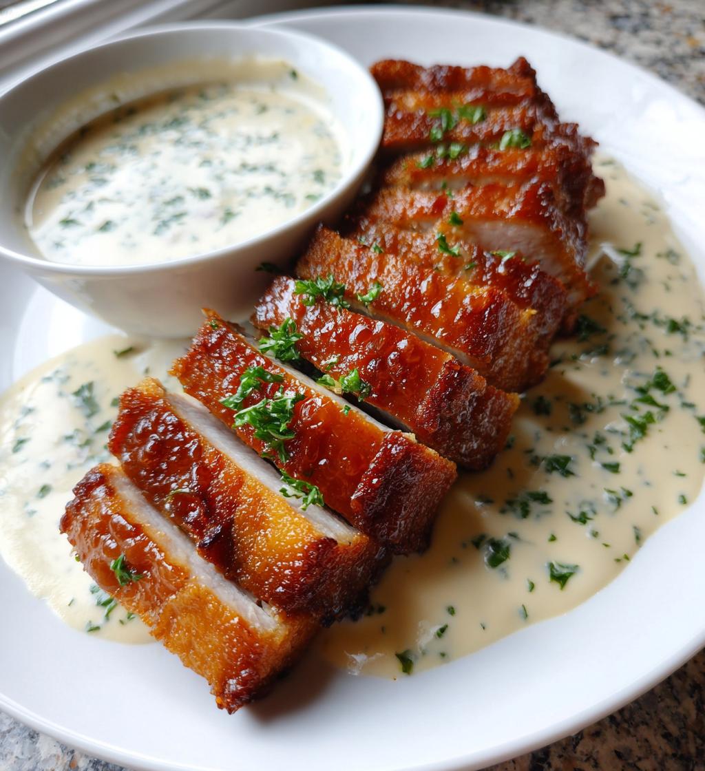 Stegt flæsk med persillesovs, klassisk dansk comfort food - detail 1