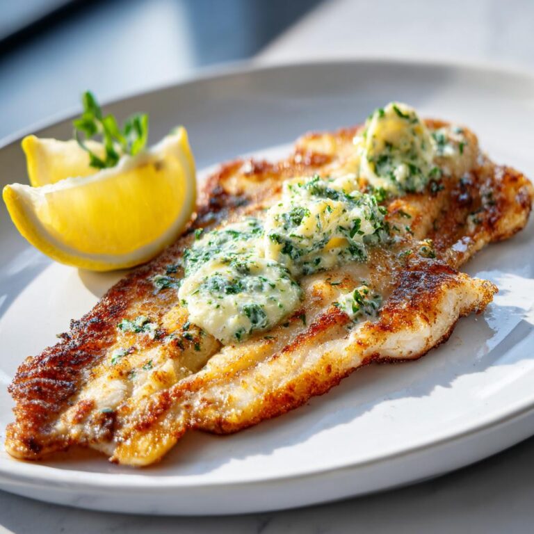 Stegt rødspætte med persillesmør – sprød fisk med klassisk tilbehør