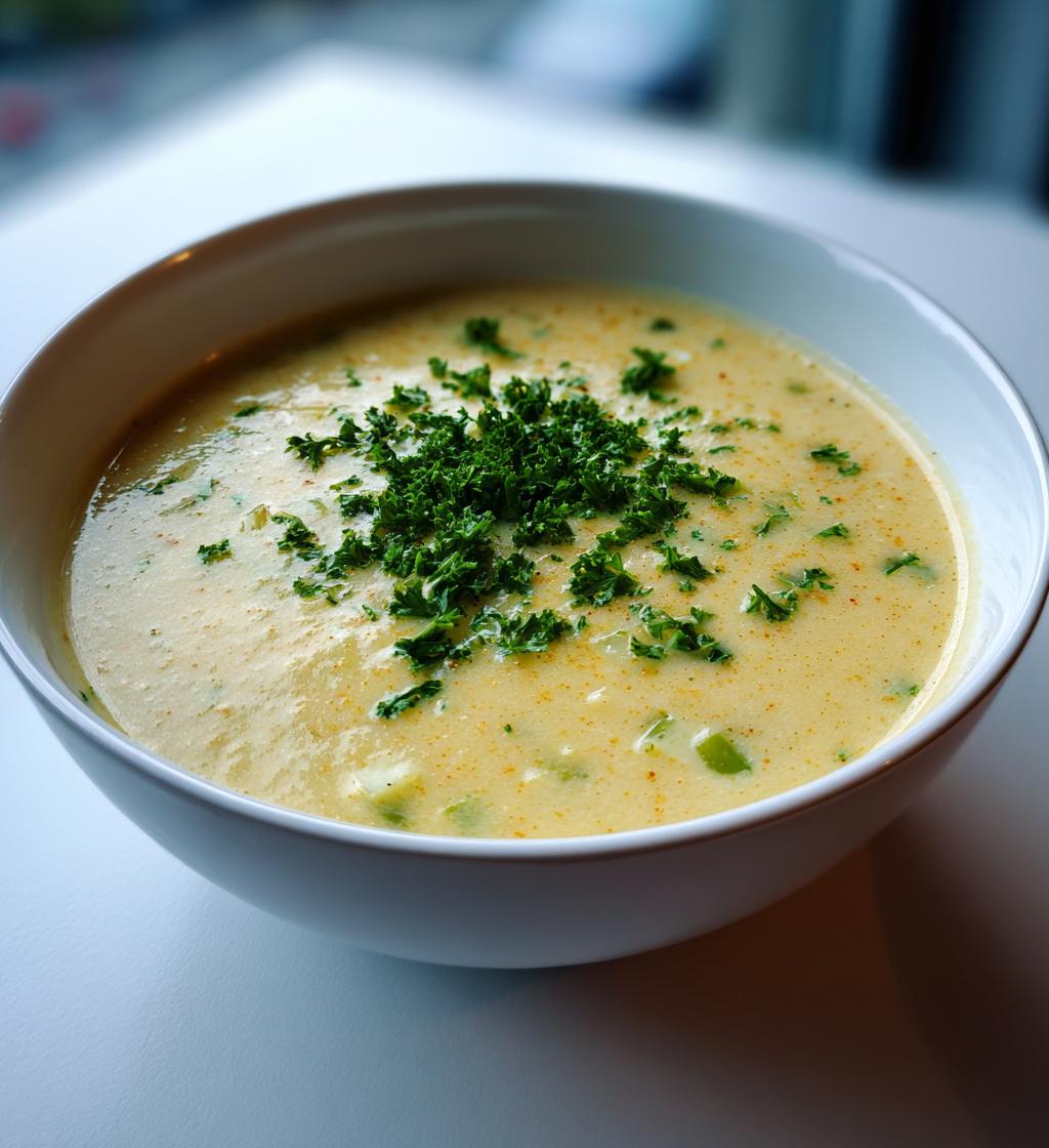 cremet porresuppe med kartofler, varmende vintermad - detail 1