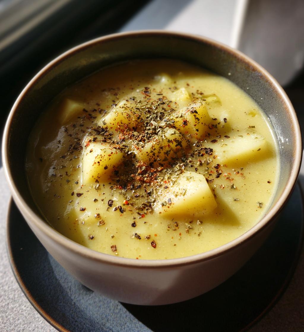 cremet suppe med selleri og kartofler, nordisk comfort food - detail 1