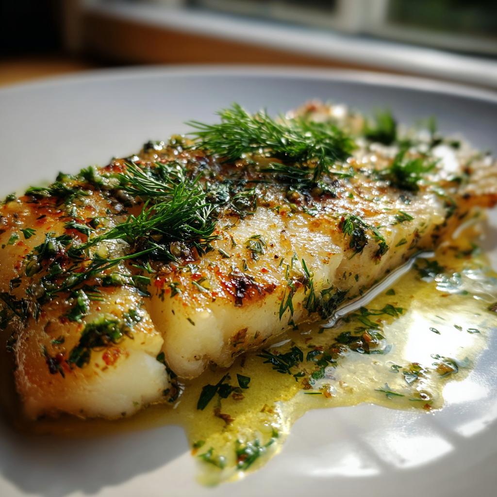 fiskefilet i ovn med smør og urter - detail 1