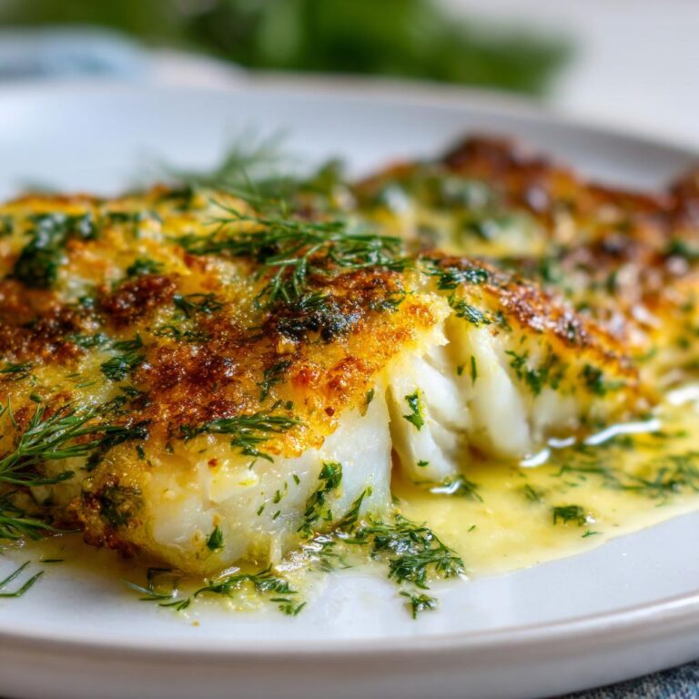 fiskefilet i ovn med smør og urter