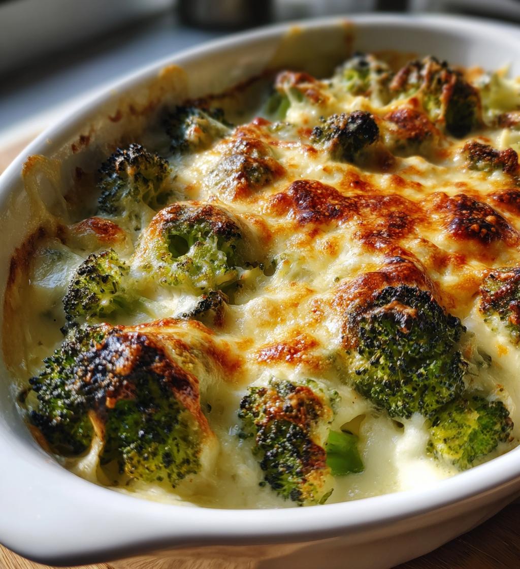 gratineret broccoli med flødesauce - detail 1