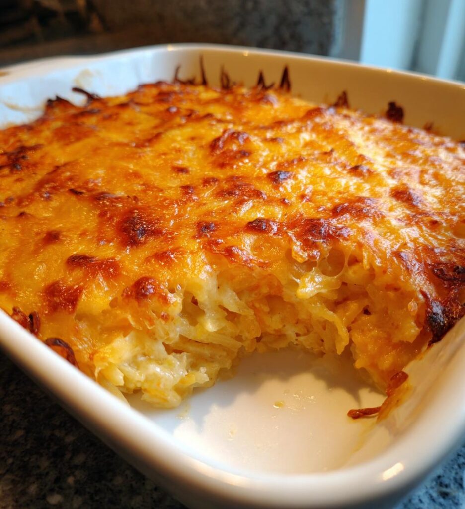 gratineret gulerodsmos med ost