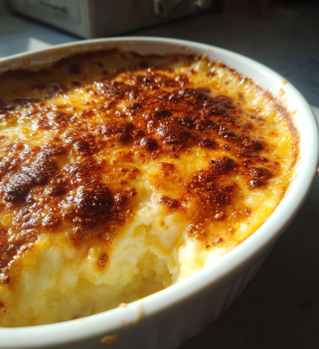 gratineret kartoffelmos med hvidløg - detail 1