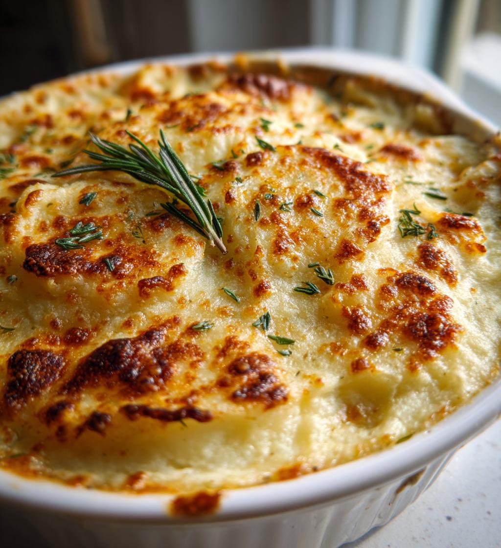 gratineret kartoffelmos med rosmarin - detail 1