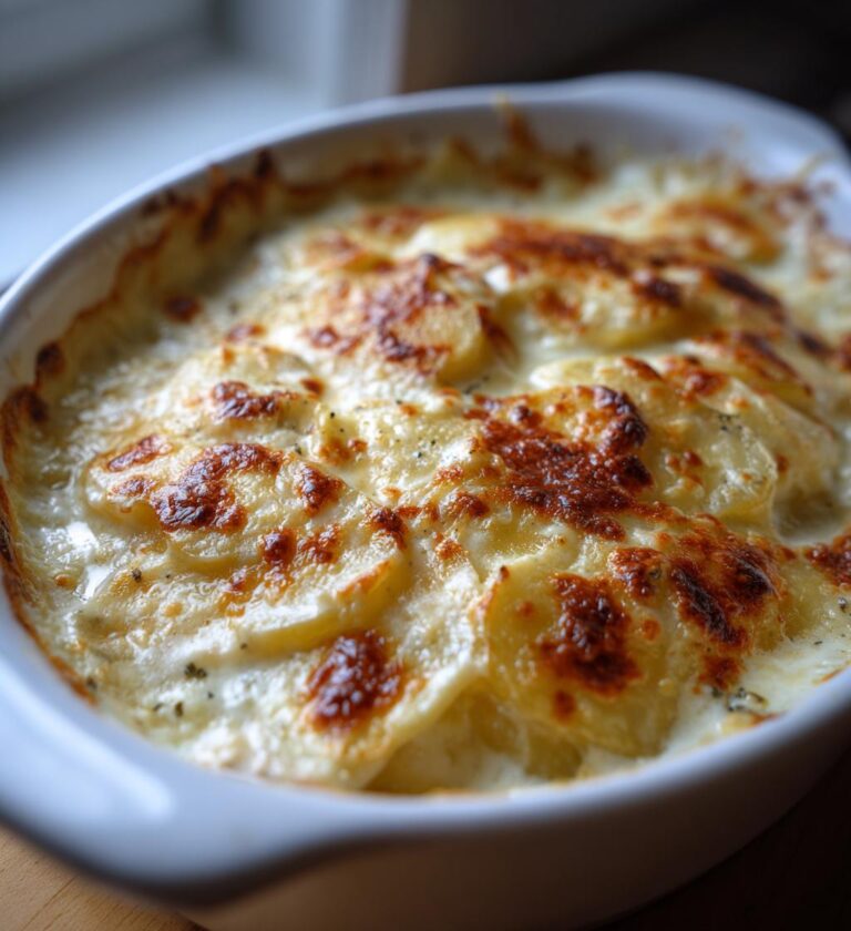 gratineret pastinak med fløde og ost
