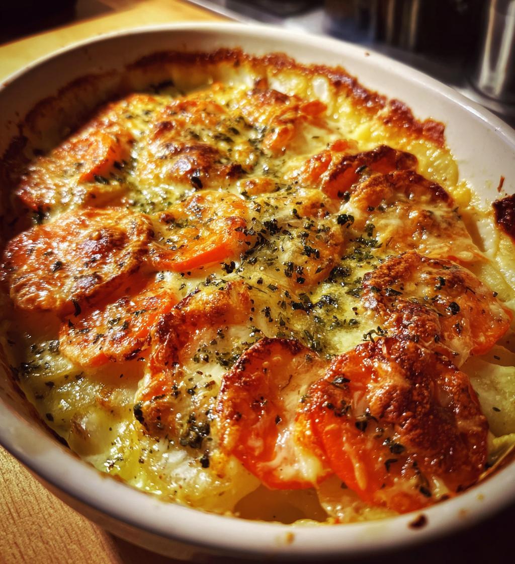 gratineret rodfrugter med parmesan - detail 1