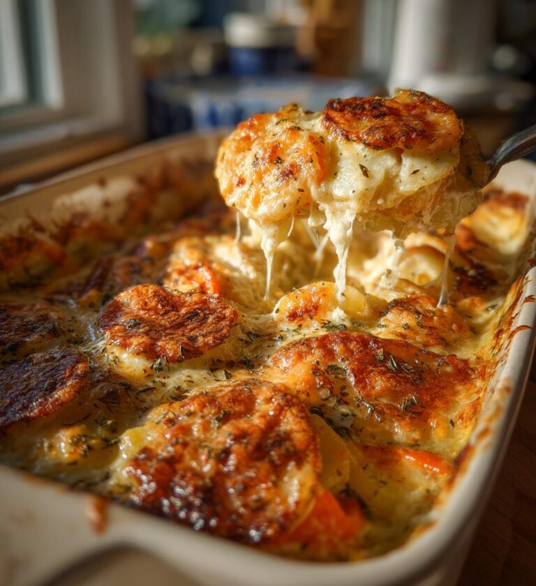 gratineret rodfrugter med parmesan