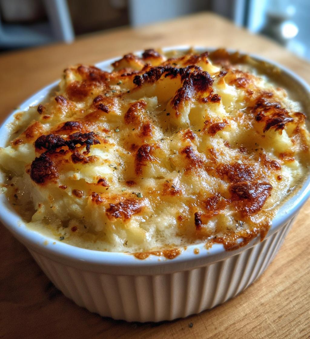 gratineret rodfrugtsmos med fløde - detail 1