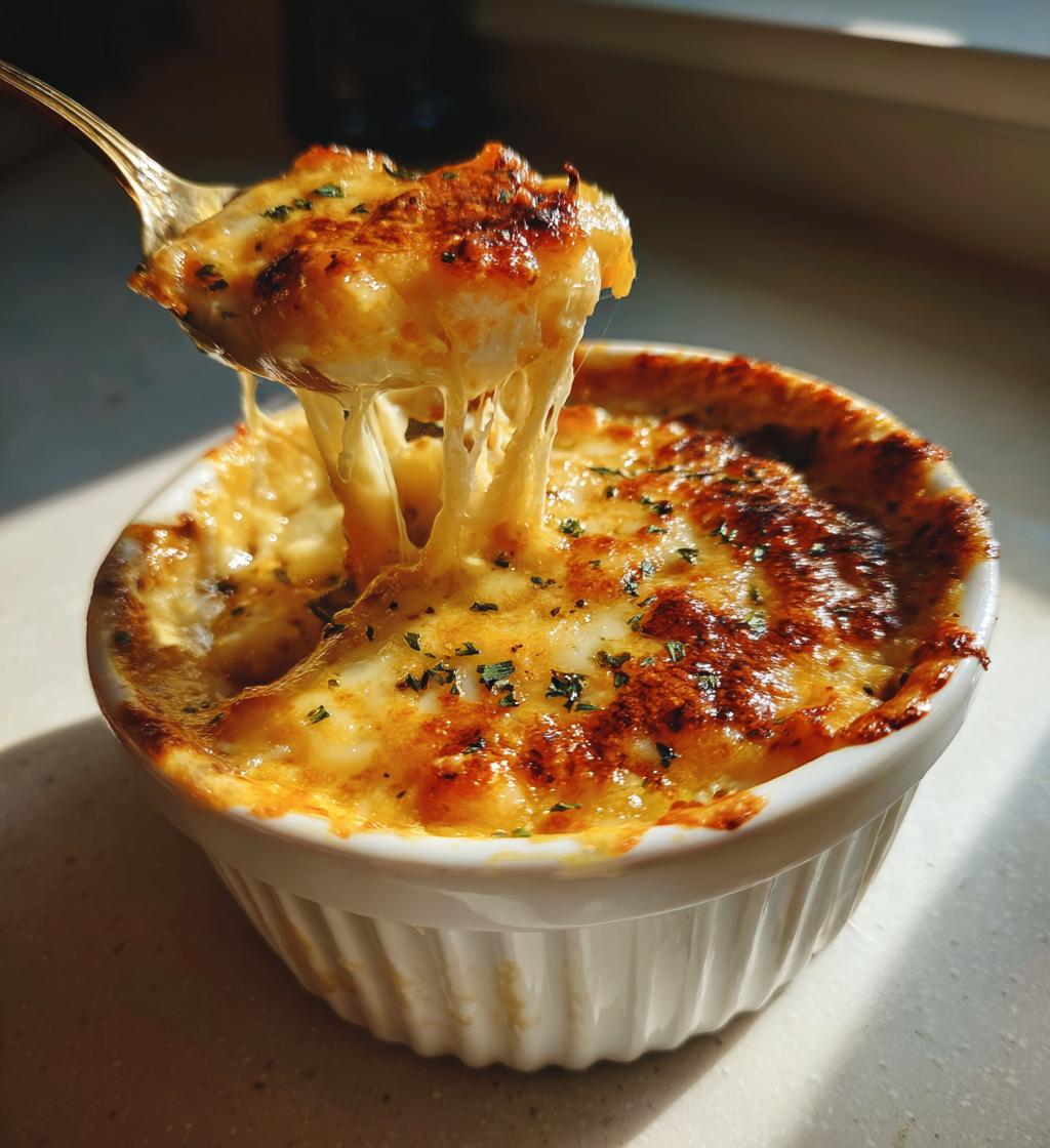 gratineret rodfrugtssuppe