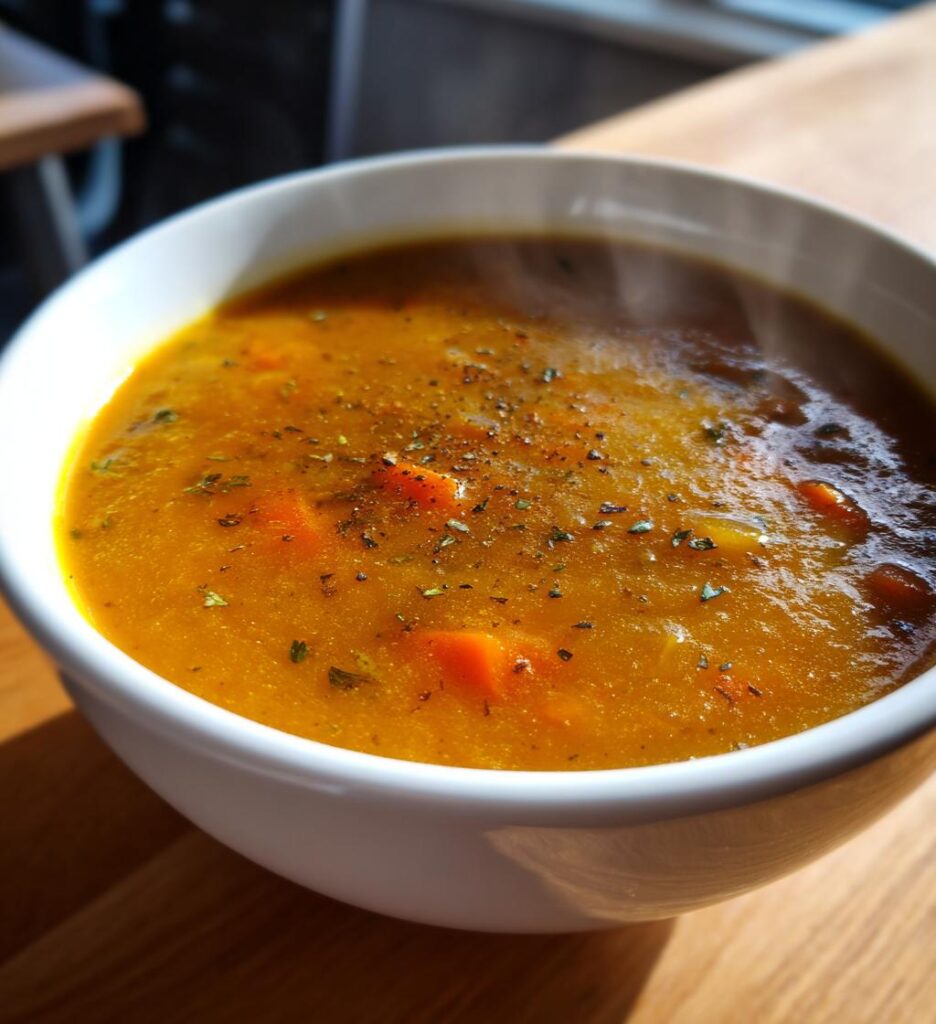 grøntsagssuppe med rodfrugter, sæsonbaseret suppe