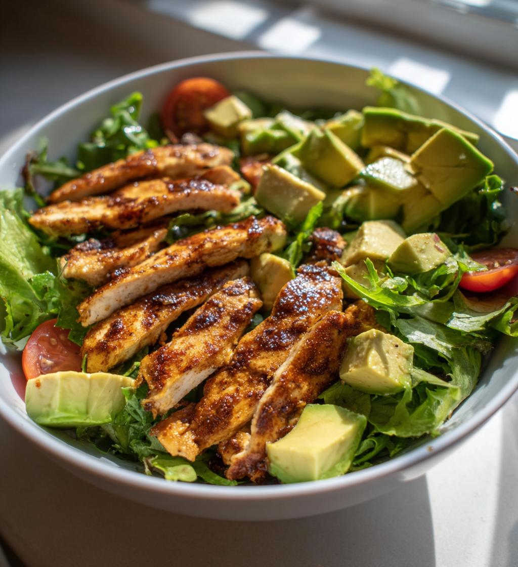 kyllingesalat med avocado - detail 1