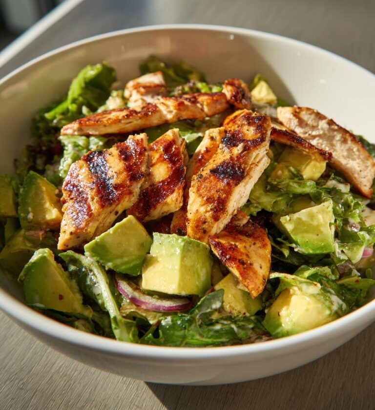 kyllingesalat med avocado