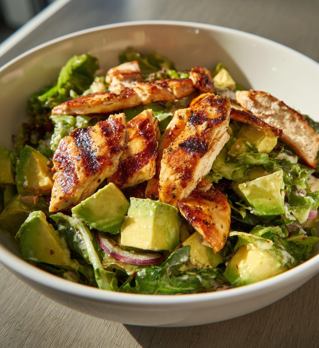 kyllingesalat med avocado
