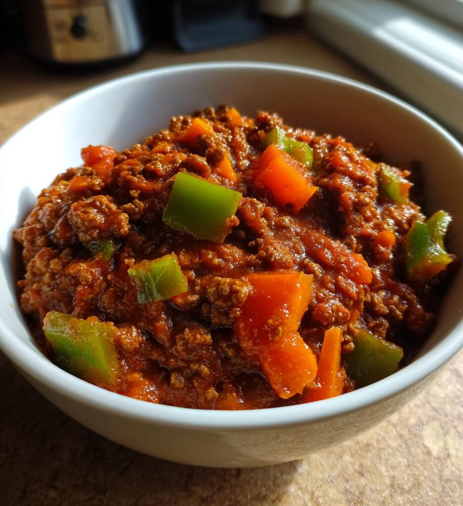 oksekød i tomatsauce med grøntsager