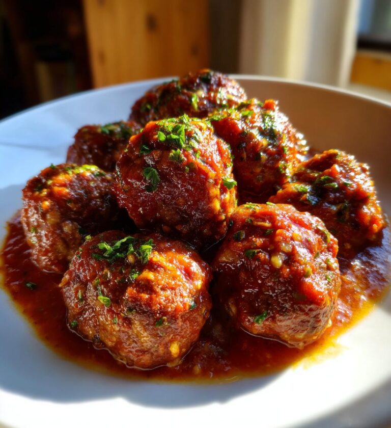 oksekødsboller i tomatsauce