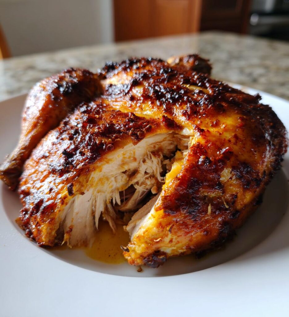 ovnbagt kylling med paprika og honning