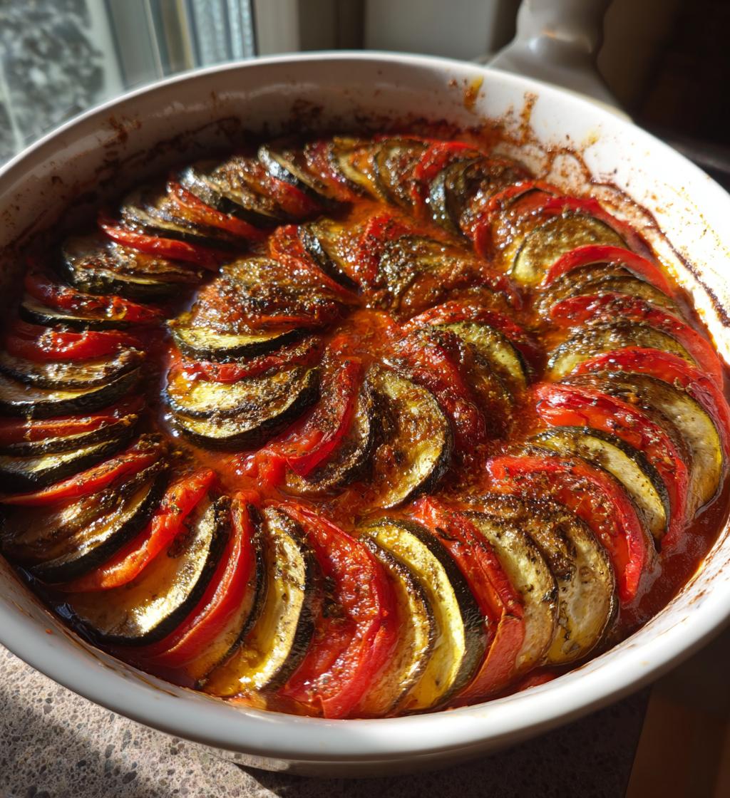 ratatouille med ovnbagte grøntsager - detail 1