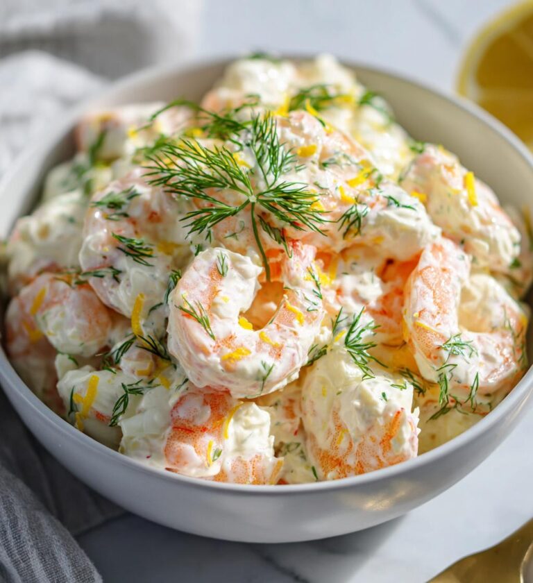 rejesalat med citron og dild, frisk sommerret