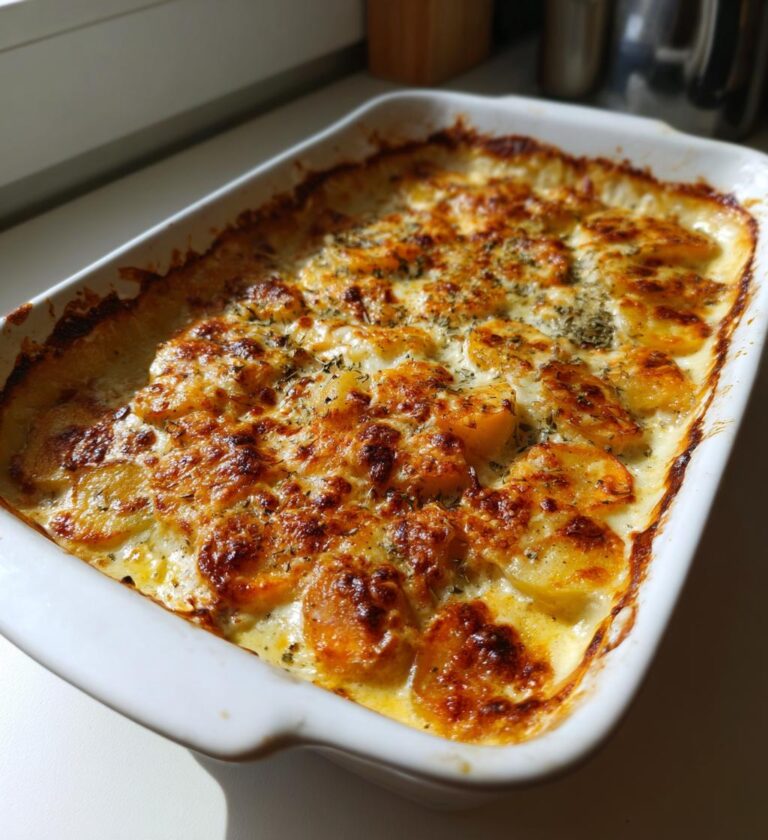 rodfrugter gratineret med parmesan