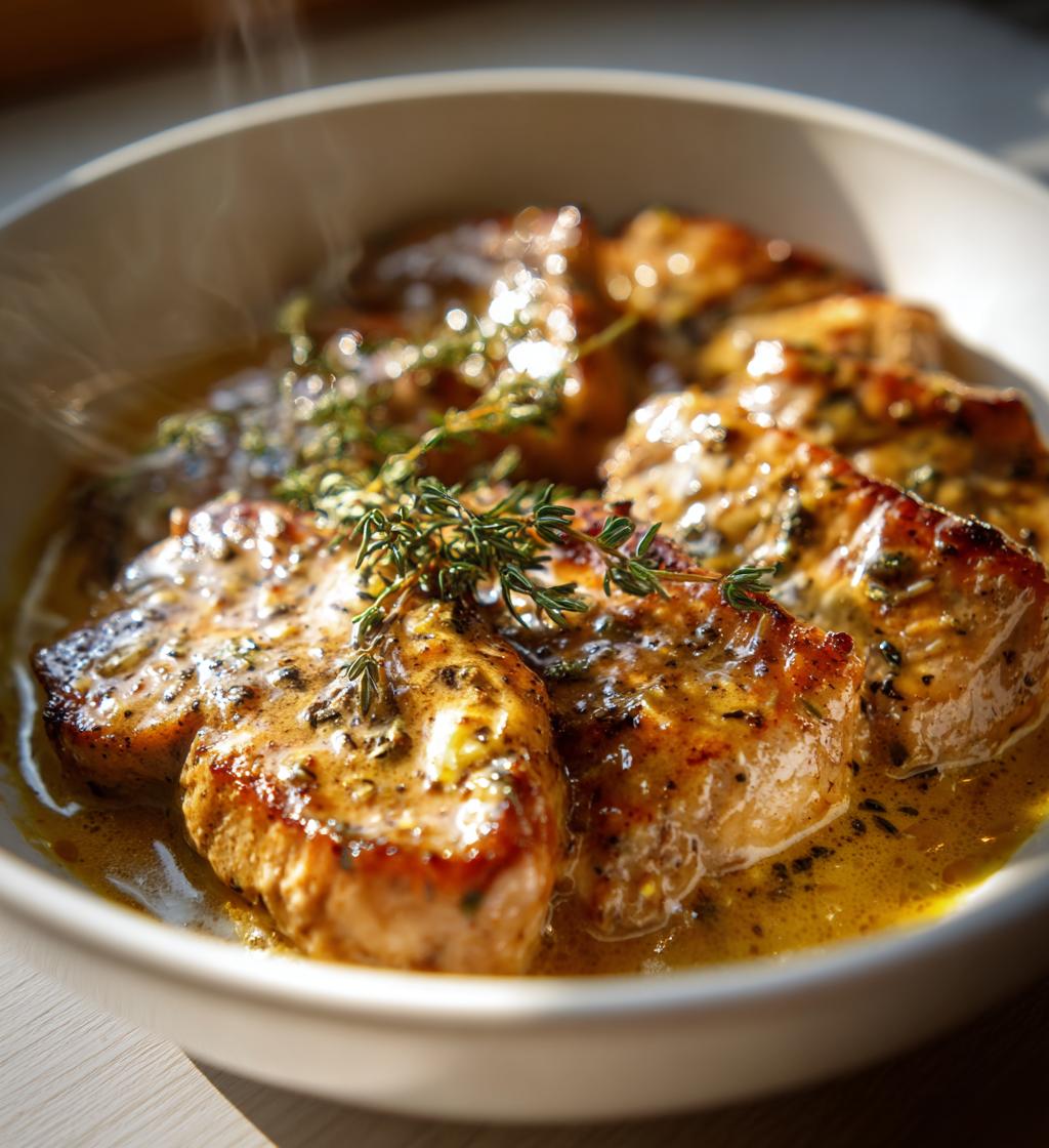 svinekød i ovn med flødesauce - detail 1