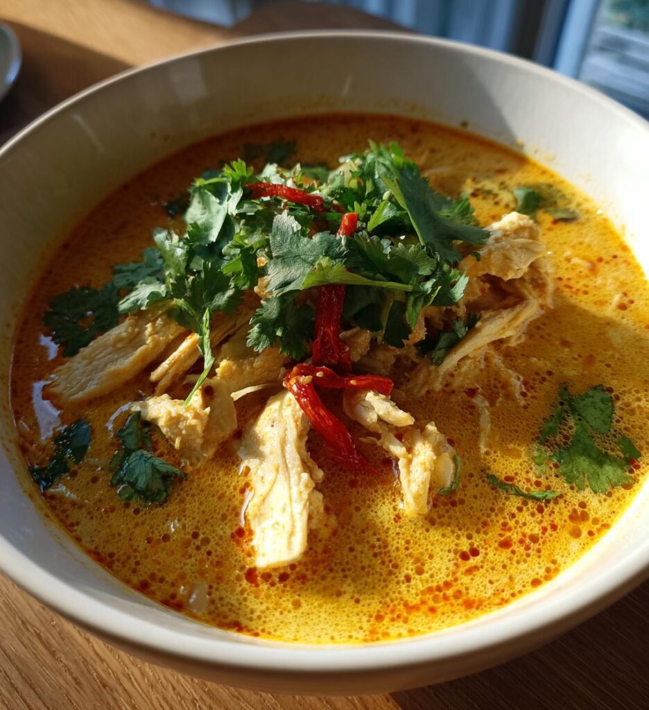 thailandsk kokos-currysuppe
