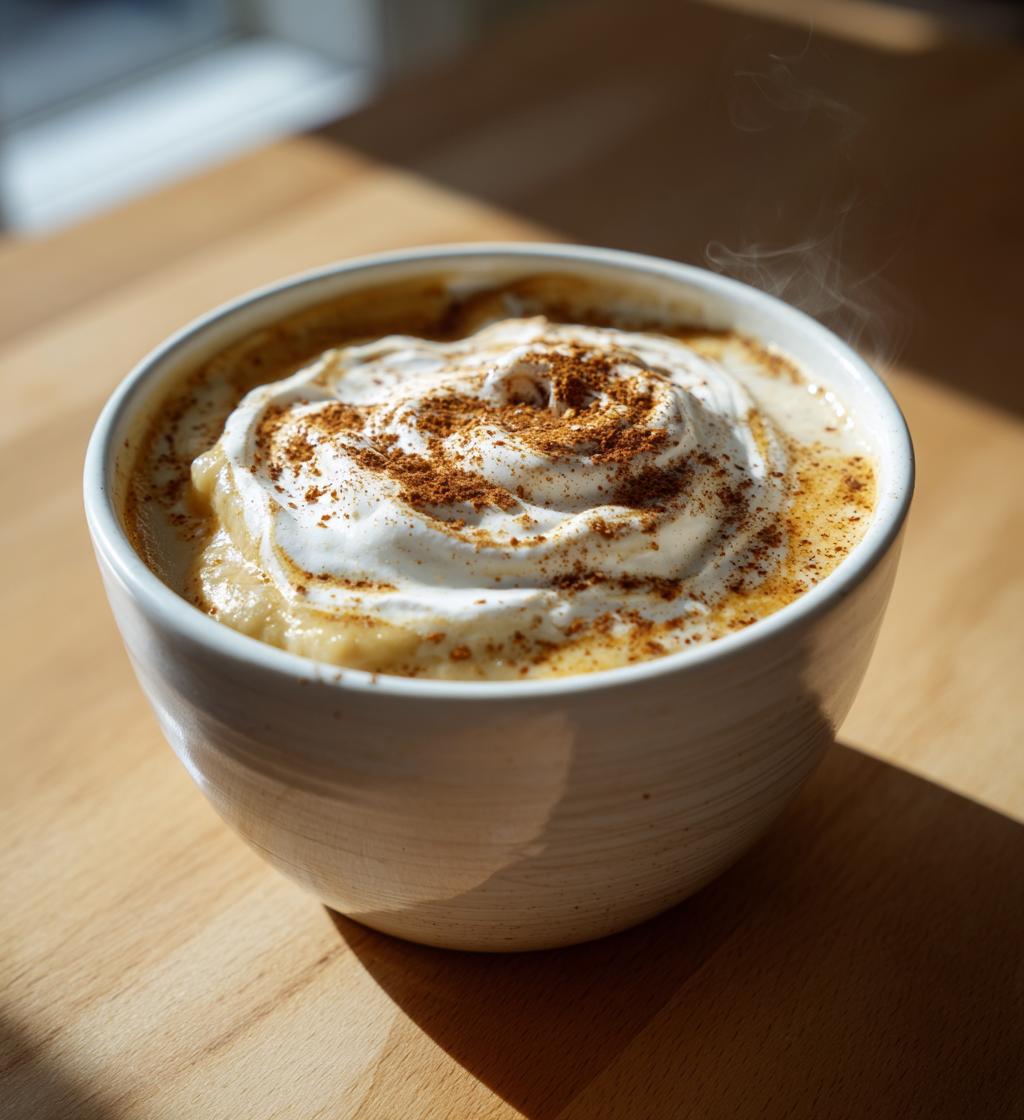 cremet blomkålssuppe med fløde og muskat - detail 1