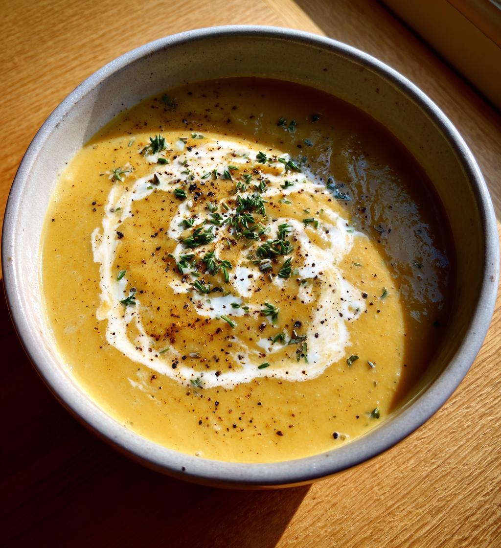 cremet porre- og kartoffelsuppe