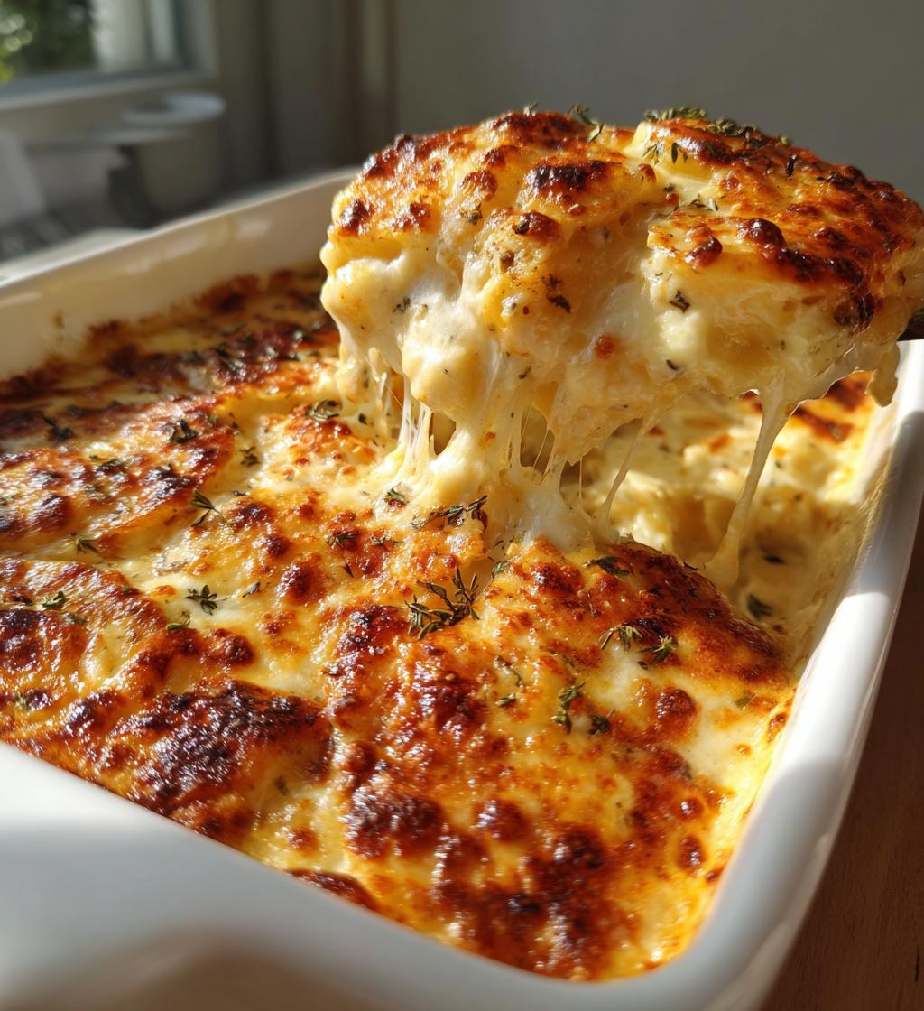 gratineret kartofler med ost og fløde